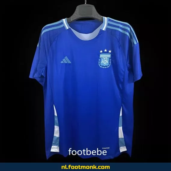Argentijns voetbalshirt 2024 - Blauw uittenue - Officieel voetbaltenue voor heren en dames - Bestel nu online