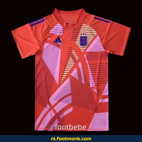 Argentijns keepersshirt 2024 - Oranje voetbalshirt voor heren - Officieel voetbaltenue - Aanbieding