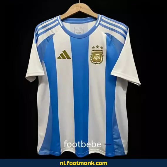 Argentinië 3-sterren voetbalshirt 2024 thuis – Officieel voetbaltenue
