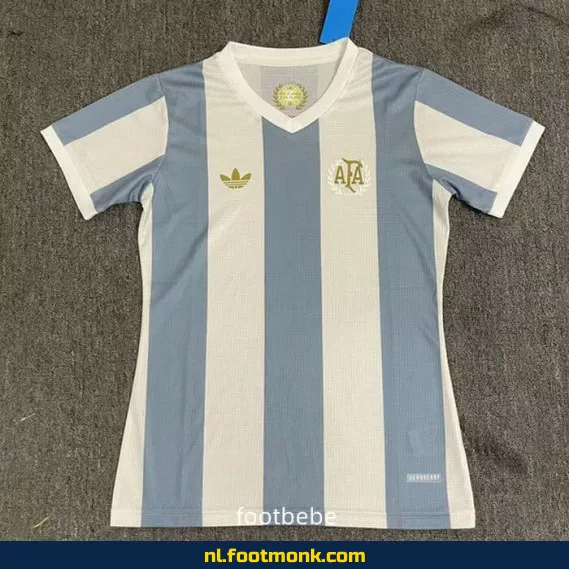 Argentijns Voetbalshirt Dames 50 Jaar 2024-2025 - Officieel Fanwear
