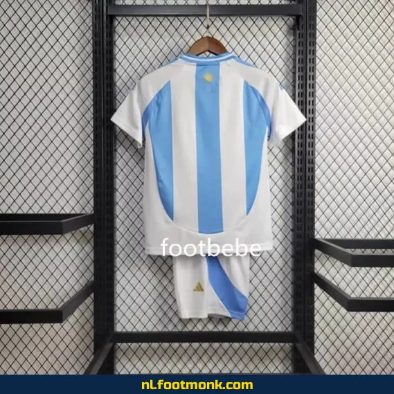 Argentijns voetbalshirt voor kinderen 2024 – 3 sterren – Thuisuitvoering – Officieel voetbalshirt