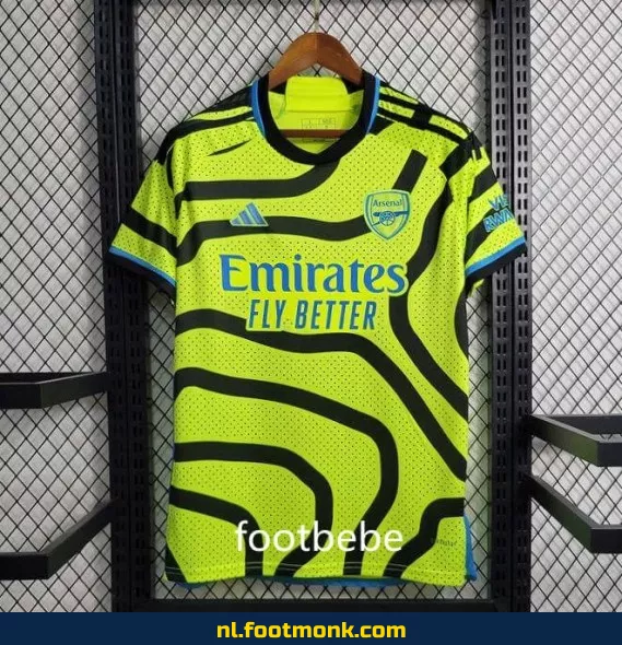 Arsenal Uit Thuisshirt 2023-2024 - Geel Voetbalshirt | Officieel Voetbaltenue | Heren, Dames & Kinderen | Personaliseerbaar | Snelle Levering