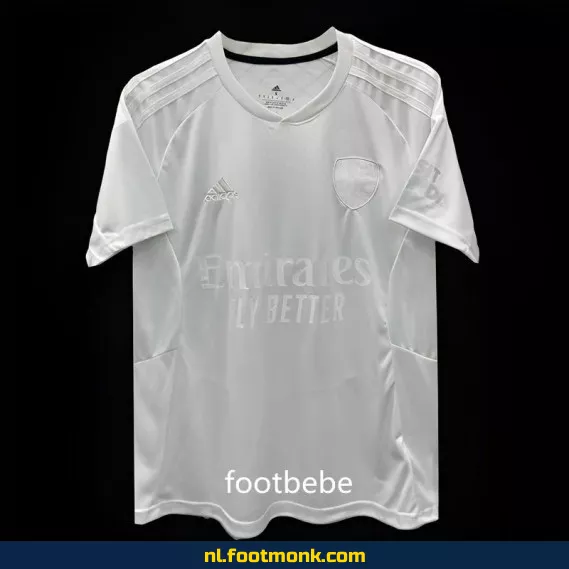 Officieel Arsenal Voetbalshirt 2023-2024 - No More Red Wit | Origineel Voetbalshirt voor Dames & Heren | Personaliseerbaar | Fanwear Aanbieding