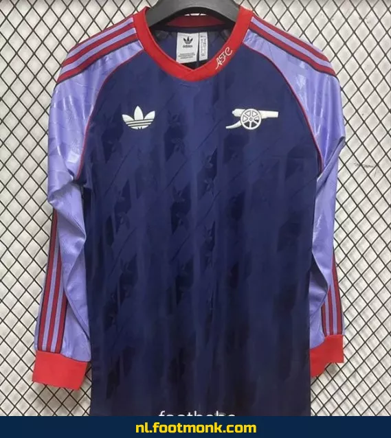 Arsenal Voetbalshirt 2024-2025 Violet – Lange Mouwen – Officieel Voetbalshirt