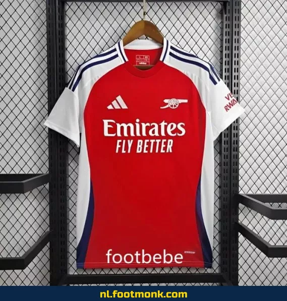 Arsenal Thuisshirt 2024-2025 | Officieel Voetbalshirt | Heren & Dames | Personaliseerbaar | Snelle Levering