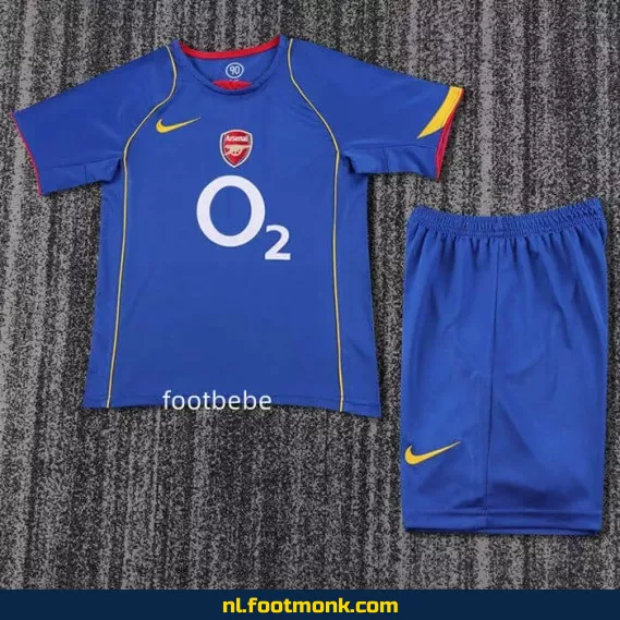 Arsenal Voetbalshirt Kinderen 2004-2005 Uit Thuistenue - Officieel Retro Voetbaltenue