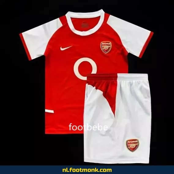 Vintage Arsenal Thuisshirt voor Kinderen (2002-2004) - Officieel Voetbalshirt