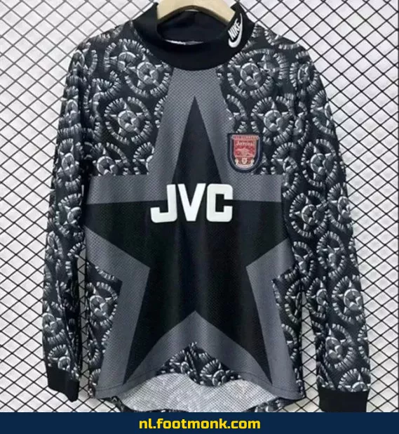 Arsenal Vintage Keepersshirt 1994-1995 – Officieel Retro Voetbalshirt voor Mannen & Vrouwen – Authentiek Voetbaltenue – Lange Mouwen – Exclusieve Collector's Item