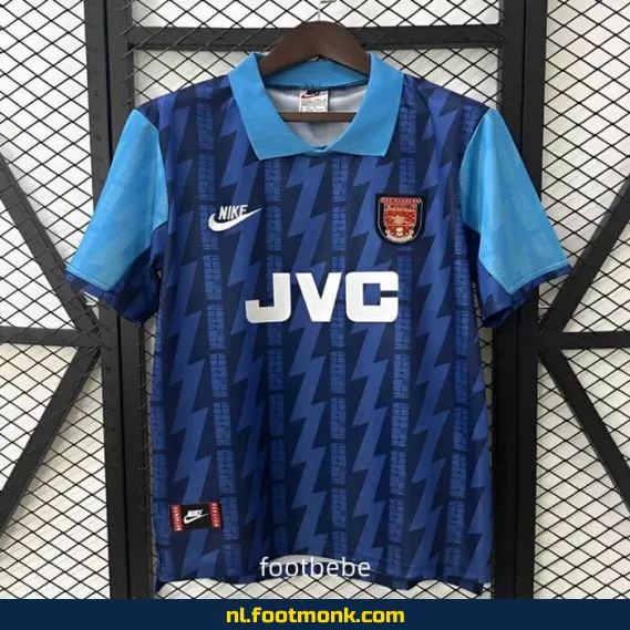 Arsenal Vintage Voetbalshirt 1994-1995 Uit Shirt - Officieel Retro Voetbaltenue - Voetbalshirts Dames/Heren - Originele Voetbalfanwear