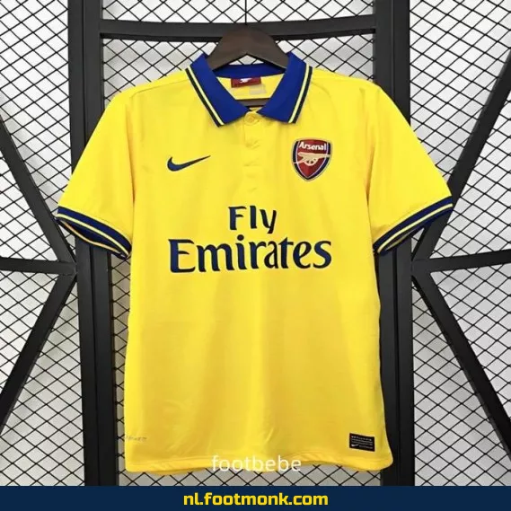 Arsenal Vintage Voetbalshirt 2013-2014 Uit Shirt - Officieel Retro Voetbaltenue - Voetbalshirt Dames/Heren - Originele Voetbalshirts Aanbieding