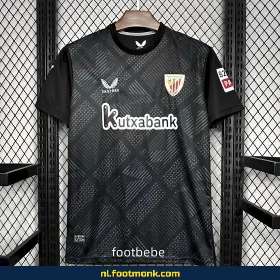 Officieel Athletic Bilbao 2024-2025 keepersshirt zwart – Voetbalshirt kopen | Originele voetbalshirts voor heren en dames