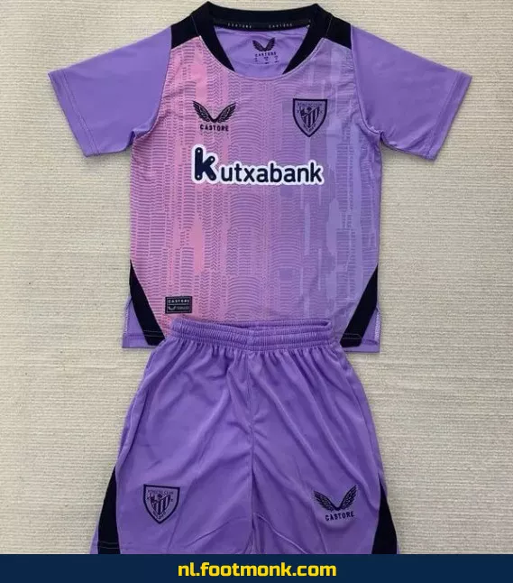 Officieel Athletic Bilbao Voetbalshirt Kinderen 2024-2025 - Violet | Origineel Voetbalshirt | Fanwear | Aanbieding
