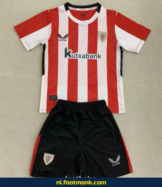 Officieel Athletic Bilbao Thuisshirt Kinderen 2024-2025 | Voetbalshirt Kopen | Originele Clubshirts