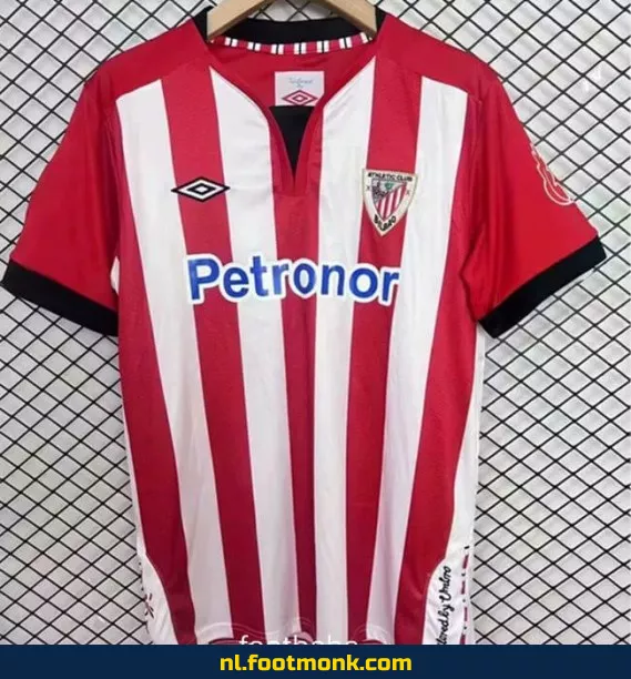 Authentiek Athletic Bilbao Retro Voetbalshirt 2011-2012 (Thuis) - Officieel Voetbalshirt | Dames & Heren | Vintage Voetbalshirt Kopen
