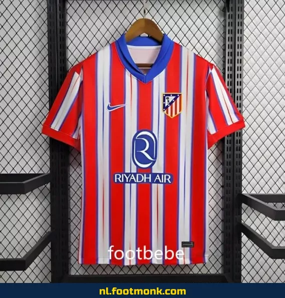 Atletico Madrid Thuisshirt 2024-2025 | Officieel Voetbalshirt | Dames & Heren | Met Bedrukking | Snelle Levering
