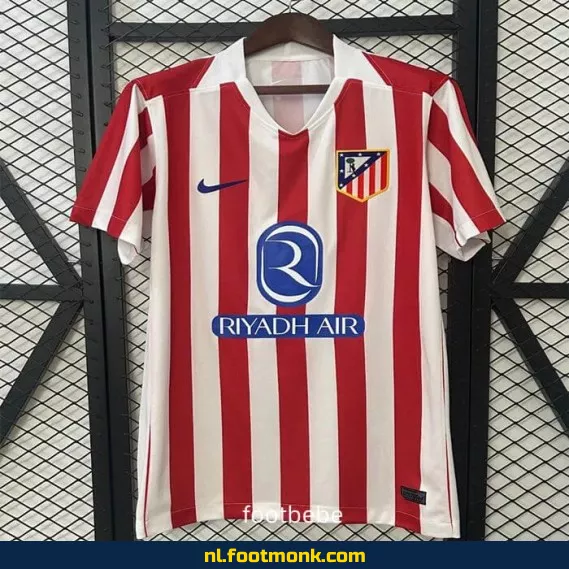 Atletico Madrid Thuisshirt 2025-2026 | Officieel Voetbalshirt | Heren & Dames | Personaliseerbaar | Snelle Levering