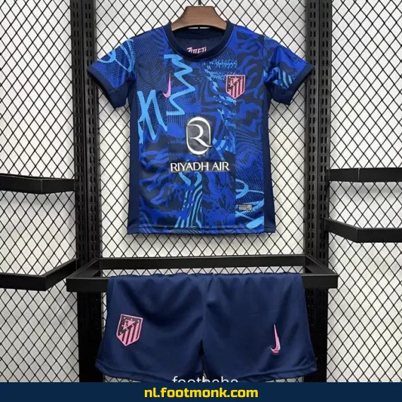 Atletico Madrid Derde Voetbalshirt Kinderen 2024-2025 – Officieel Voetbalshirt | Personaliseerbaar | Fanwear