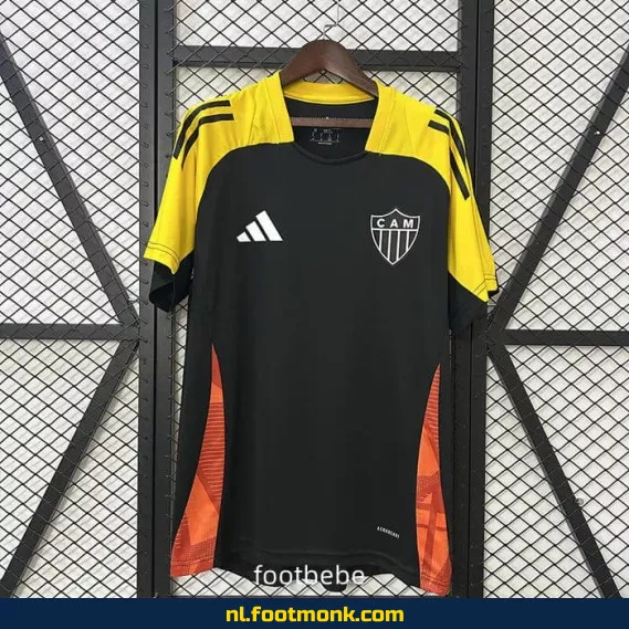 Atlético Mineiro Trainingsshirt 2025-2026 - Zwart Voetbalshirt voor Heren & Dames - Officieel Voetbalshirt met Bedrukking - Fanwear & Supporter Kleding