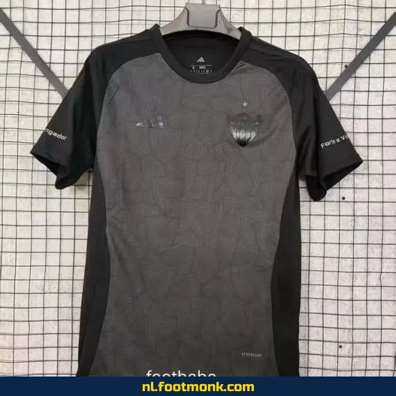 Officieel Atlético Mineiro voetbalshirt 2025-2026 - Zwart - Fanwear voor heren en dames - Origineel voetbaltenue met optionele bedrukking