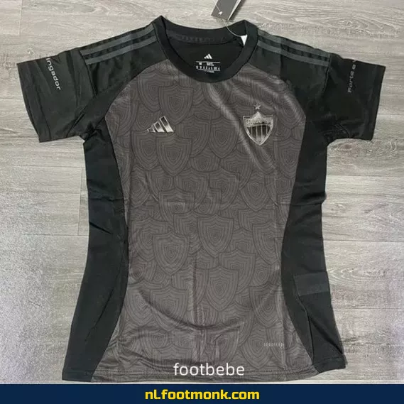 Atlético Mineiro Dames Voetbalshirt 2025-2026 - Zwart | Officieel Voetbalshirt | Fanwear | Aanbieding