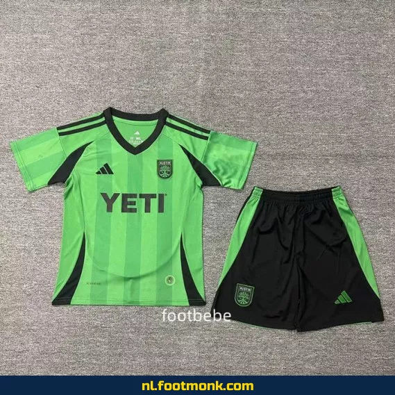 Voetbalshirt Austin Kinderen 2025-2026 Thuisshirt – Officieel, Personaliseerbaar
