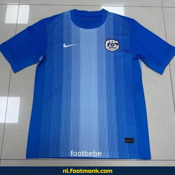 Australisch keepersshirt 2025-2026 – Blauw voetbaltenue | Officieel voetbalshirt voor doelmannen | Aanbieding fanwear