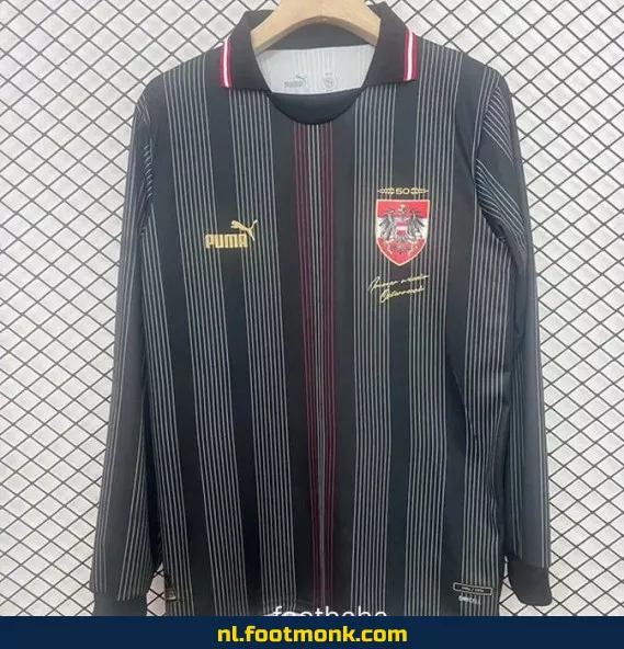 Oostenrijk Voetbalshirt 2024 – 50 Jaar Speciale Edititie – Lange Mouwen – Officieel Voetbalshirt