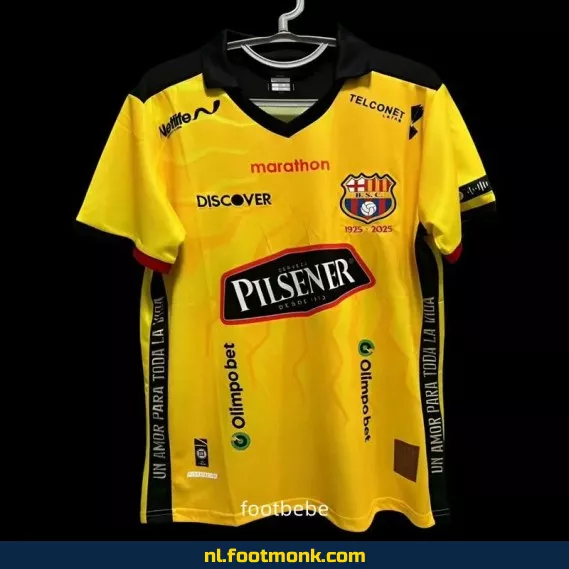 FC Barcelona 100 Jaar Retro Voetbalshirt 1925-2025 - Geel | Officieel Voetbalshirt | Heren & Dames | Fanwear | Aanbieding
