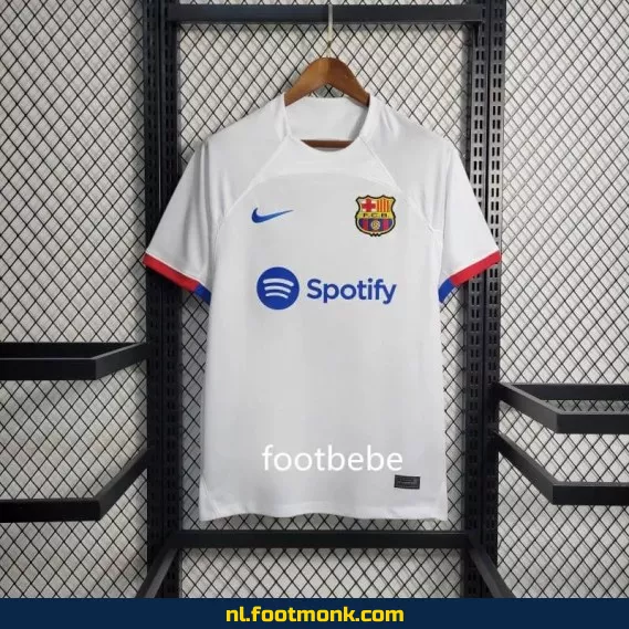 FC Barcelona Uit-shirt 2023-2024 - Wit | Officieel Voetbalshirt | Heren & Dames | Fanwear | Aanbieding