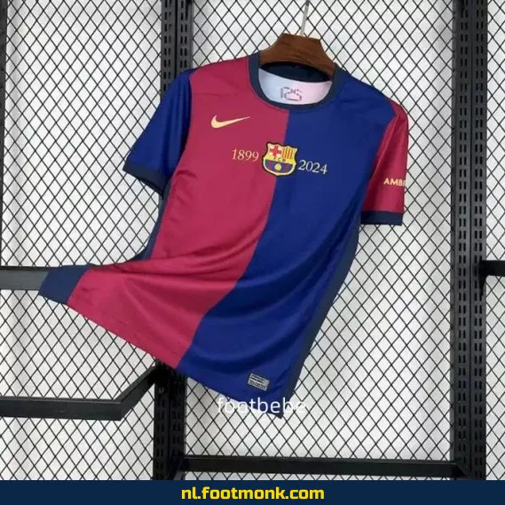 FC Barcelona Voetbalshirt 2024 - 125 Jaar Speciale Editie | Officieel Voetbalshirt | Heren, Dames & Kinderen