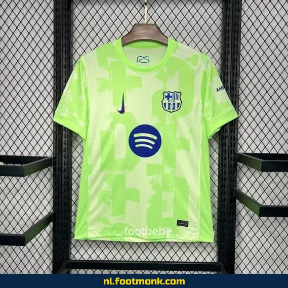 FC Barcelona Derde Tenue 2024-2025 – Groen Voetbalshirt | Officieel Voetbalshirt voor Supporters – Dames, Heren & Kinderen