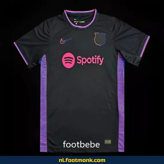 FC Barcelona Trainingsshirt 2024-2025 Zwart - Officieel Voetbalshirt voor Heren en Dames - Bestel Nu Online