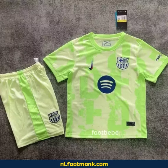 FC Barcelona Voetbalshirt Kinderen 2024-2025 Derde Tenue – Officieel Voetbalshirt