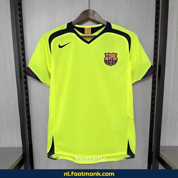 Barcelona Vintage Voetbalshirt 2005-2006 Uit Shirt - Officieel Retro Voetbaltenue - Authentiek Voetbalshirt