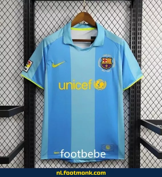 FC Barcelona Vintage Voetbalshirt 2007-2008 Uit Shirt - Officieel Retro Voetbaltenue