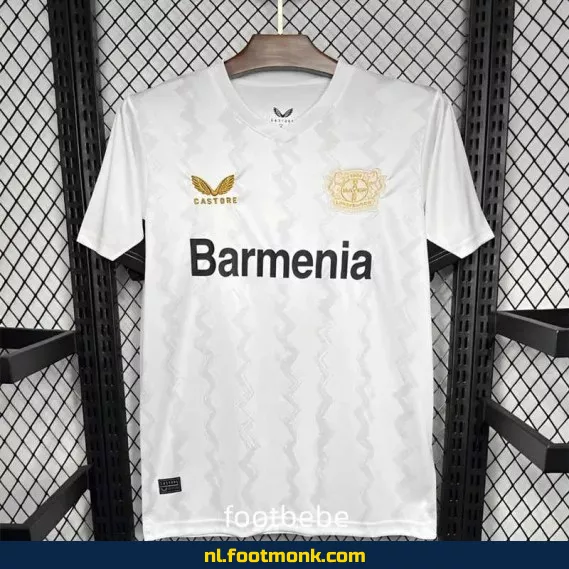 Voetbalshirt Bayer 04 Leverkusen 2024/2025 Wit – Officieel & Origineel, Voetbalshirts Kopen, Bedrukken & Personaliseerbaar