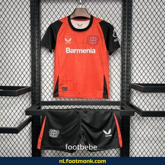 Bayer 04 Leverkusen Thuisshirt Kinderen 2024/2025 | Officieel Voetbalshirt | Voetbalshirt Kopen