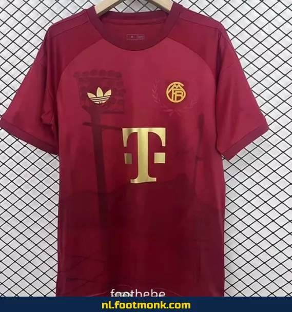 Bayern Munich 2024 125-jarig jubileum voetbalshirt - Rood | Officieel voetbalshirt | Heren & Dames | Fanwear | Aanbieding