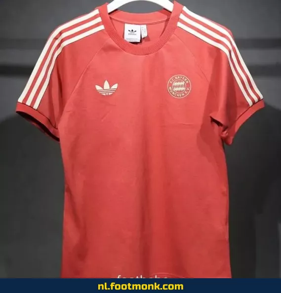 Bayern Munich Retro Voetbalshirt 2024-2025 – Rood – Officieel Voetbaltenue – Heren/Dames/Kinderen – Fanwear Aanbieding