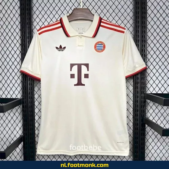 Bayern München Derde Thuisshirt 2024-2025 – Wit Voetbalshirt | Officieel | Heren, Dames & Kinderen | Personaliseerbaar | Snelle Levering