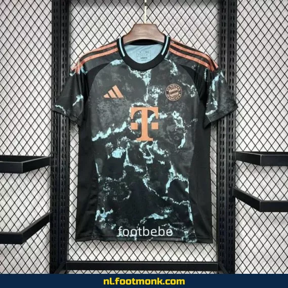 Bayern München 2024-2025 Uit shirt – Officieel voetbalshirt voor heren en dames | Origineel voetbalshirt met optionele bedrukking | Koop nu online
