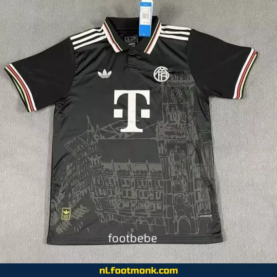 Bayern Munich Concept Voetbalshirt 2025-2026 - Zwart | Officieel Voetbaltenue | Heren & Dames | Personaliseerbaar | Snelle Levering