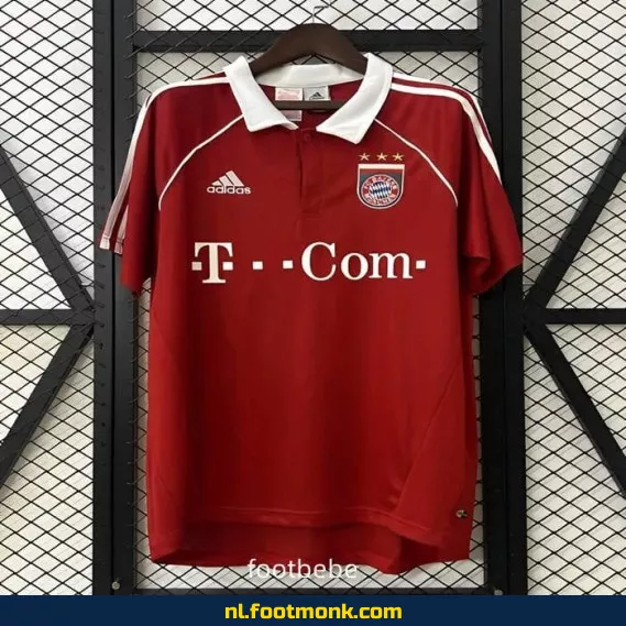 Bayern Munich Vintage Voetbalshirt 2005-2006 Thuistenue - Officieel Retro Voetbalshirt voor Mannen en Vrouwen - Origineel Voetbaltenue Collectie