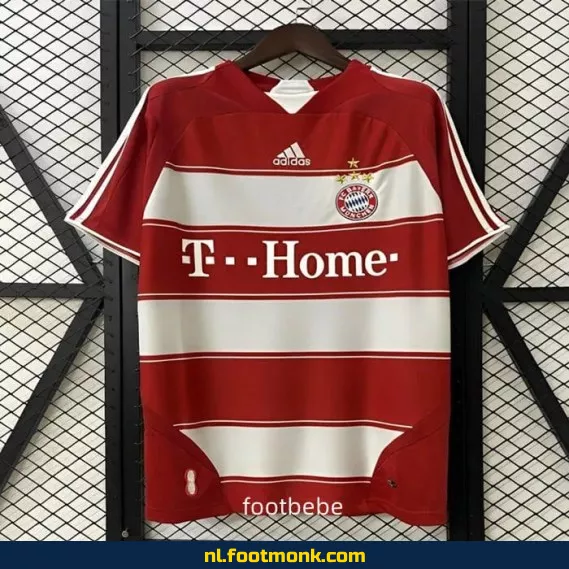 Bayern Munich Vintage Voetbalshirt 2007-2008 Thuis – Authentiek Retro Shirt | Officieel Voetbalshirt | Voetbalshirt Dames/Heren | Fanwear Aanbieding