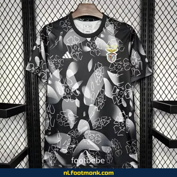 Benfica 2024-2025 Trainingsshirt Zwart – Officieel Voetbalshirt voor Heren en Dames | Koop Nu