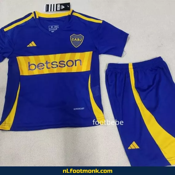 Voetbalshirt Boca Juniors Kinderen 2024-2025 Thuis - Origineel & Bedrukt