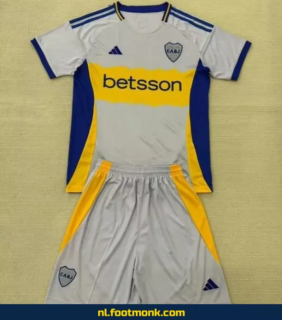Boca Juniors Voetbalshirt Kinderen 2025-2026 - Grijs | Officieel Voetbaltenue | Fanwear Aanbieding