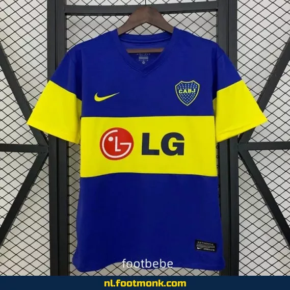 Boca Juniors Vintage Thuisshirt 2011-2012 - Origineel Voetbalshirt | Retro Clubshirt | Officieel Voetbaltenue | Dames & Heren