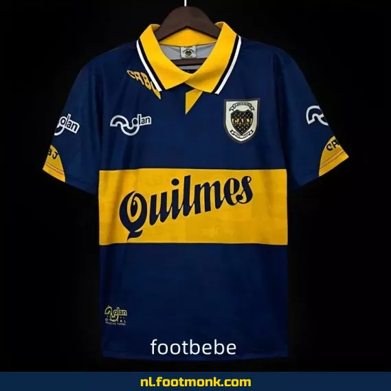 Origineel Boca Juniors vintage voetbalshirt 1995-1996 thuisshirt - Retro voetbalshirt voor heren en dames