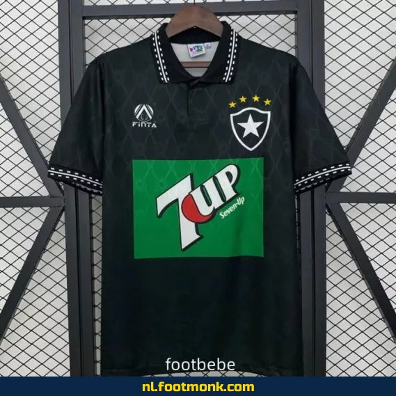 Botafogo Vintage Voetbalshirt 1995 - Zwart Retro Fanwear - Officieel Voetbaltenue - Collectie